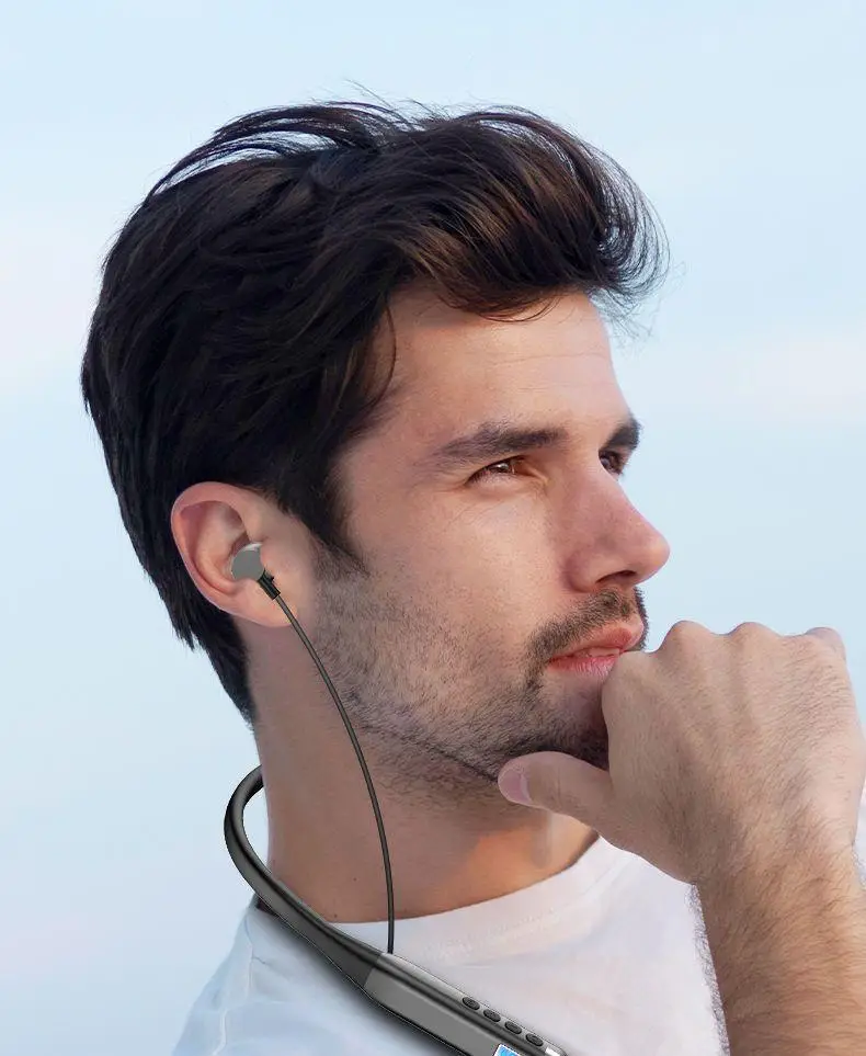 Ultra-Long Battery Life, Large Battery Bluetooth Headset, Wireless Neck Hanging Type, Sports Waterproof, New Running Special High Quality — feature 15