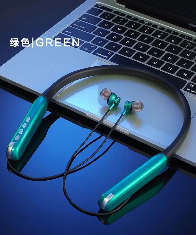 Ultra-Long Battery Life, Large Battery Bluetooth Headset, Wireless Neck Hanging Type, Sports Waterproof, New Running Special High Quality