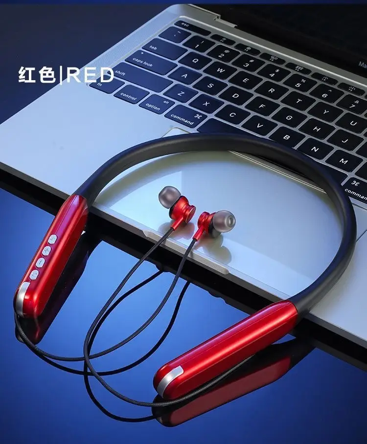 Ultra-Long Battery Life, Large Battery Bluetooth Headset, Wireless Neck Hanging Type, Sports Waterproof, New Running Special High Quality