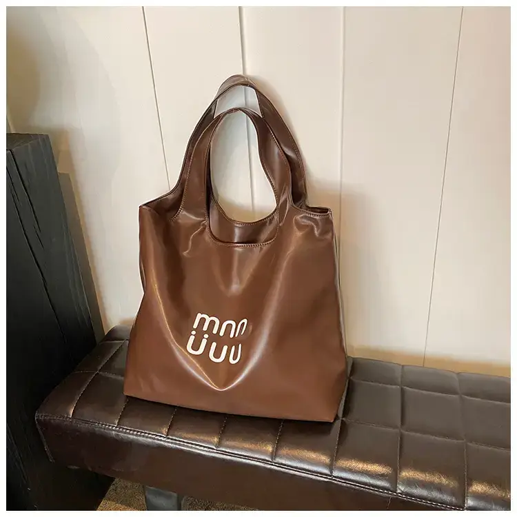 Women's Korean Style Shoulder Bag Brown Large Capacity — feature 24