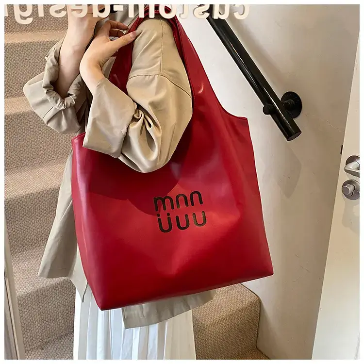 Women's Korean Style Shoulder Bag Brown Large Capacity — feature 8