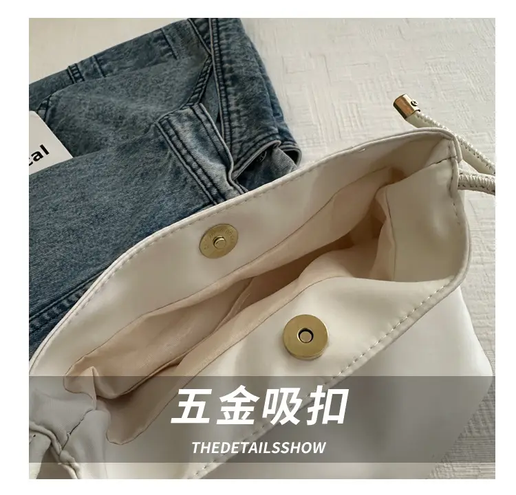 White Korean Style Shoulder Bag for Women — feature 5