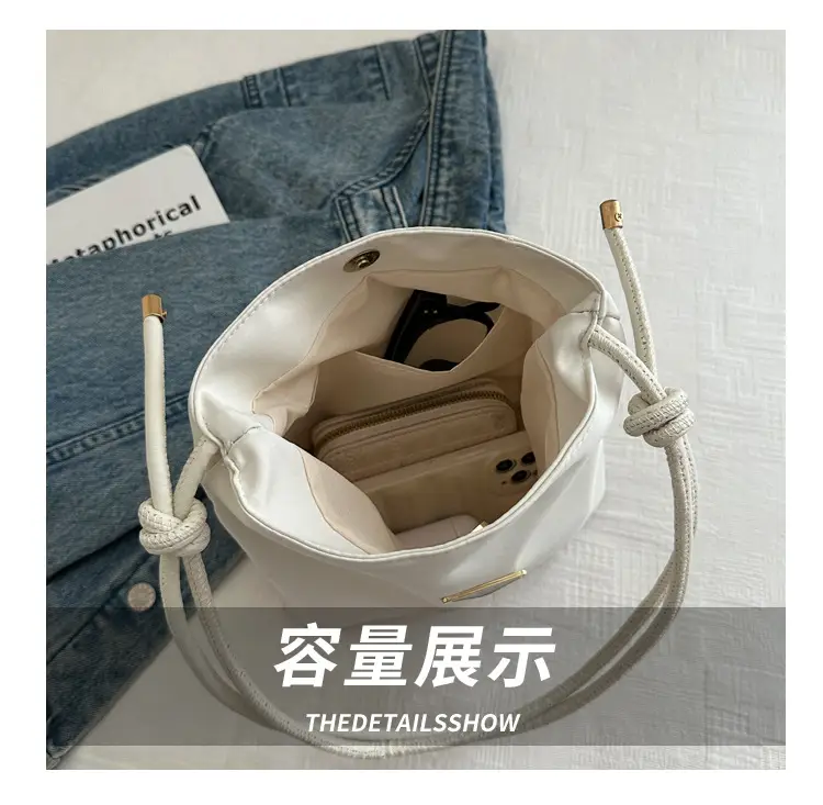 White Korean Style Shoulder Bag for Women — feature 7