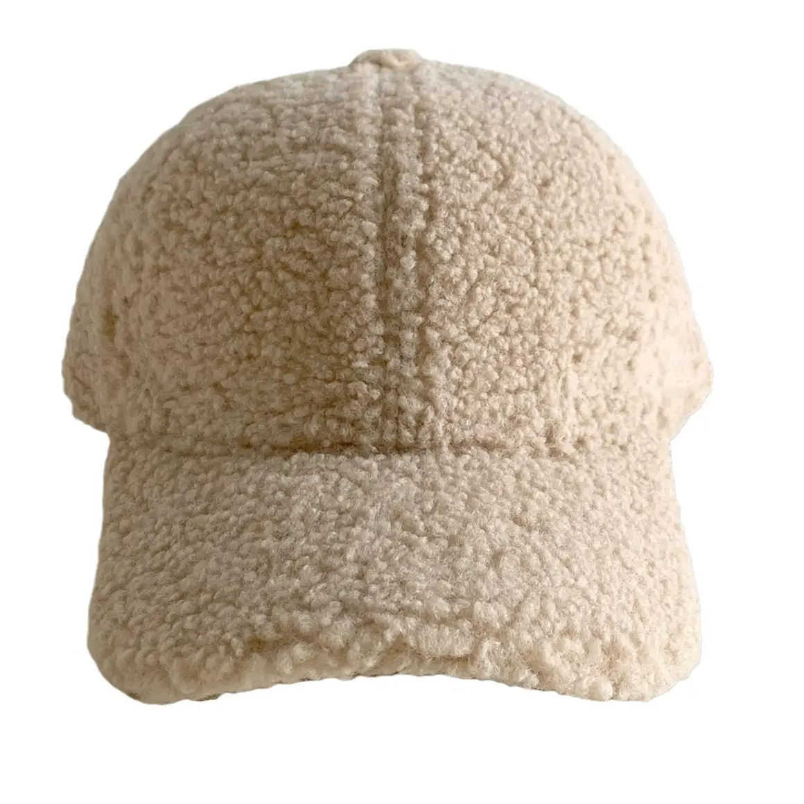 White K-Style Wool Baseball Cap for Women - Image 12
