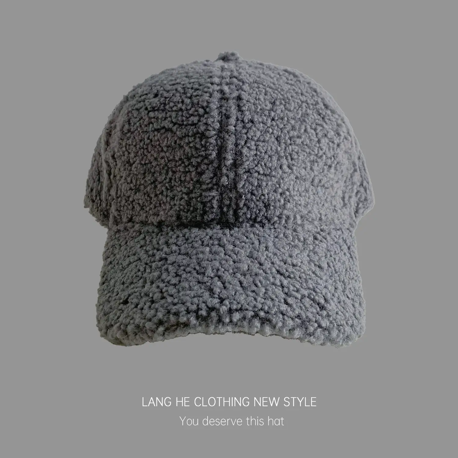 White K-Style Wool Baseball Cap for Women - Image 2