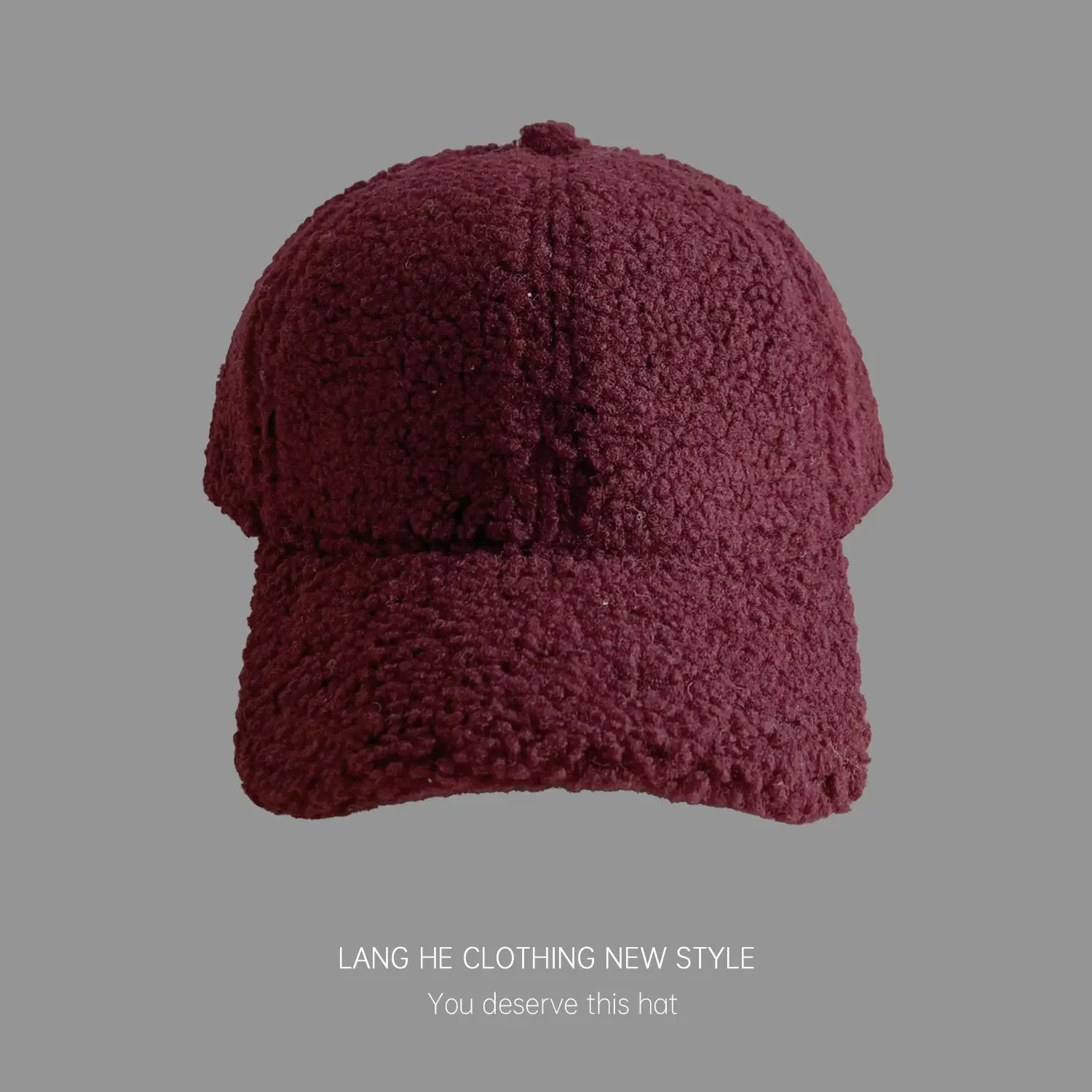 White K-Style Wool Baseball Cap for Women - Image 3