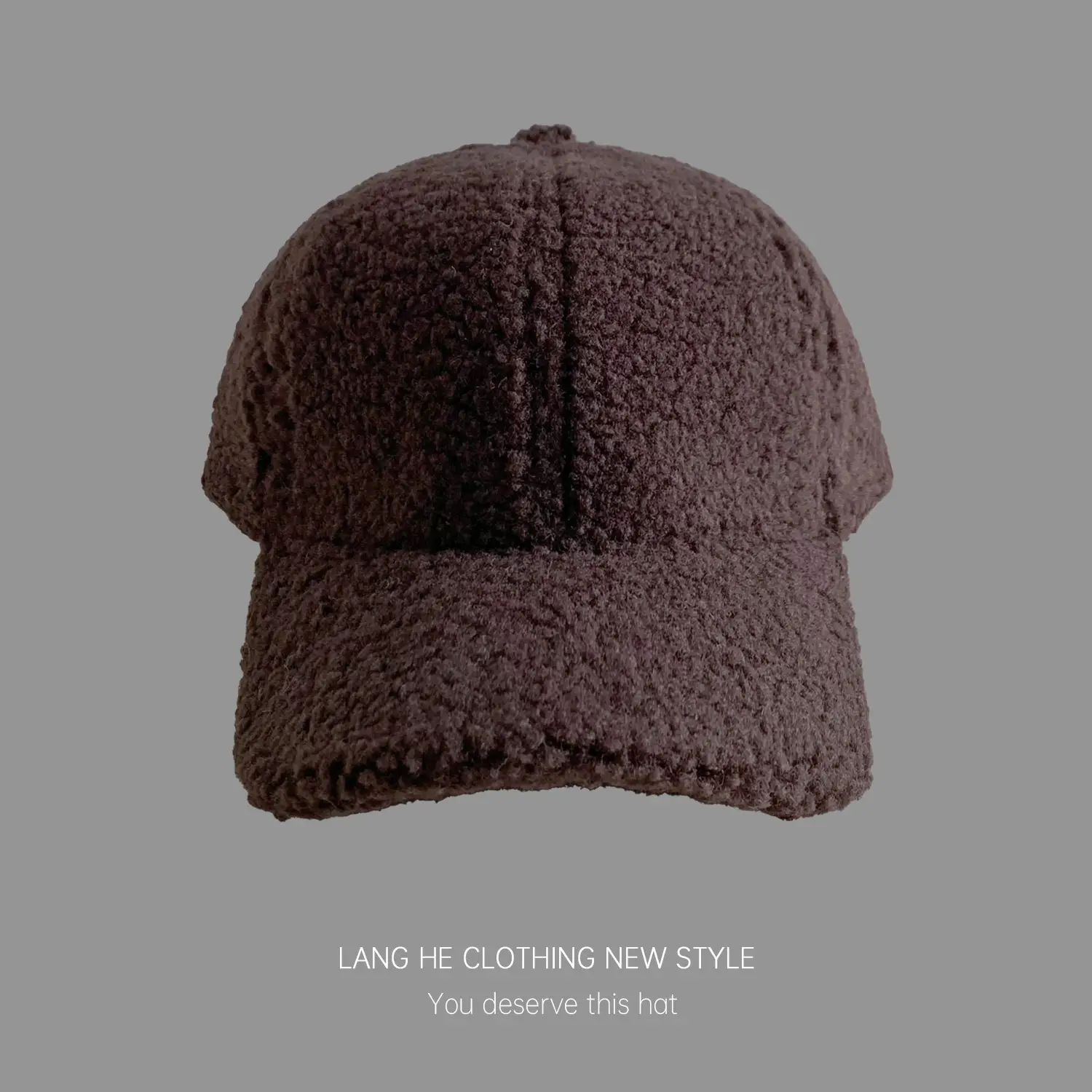 White K-Style Wool Baseball Cap for Women - Image 4