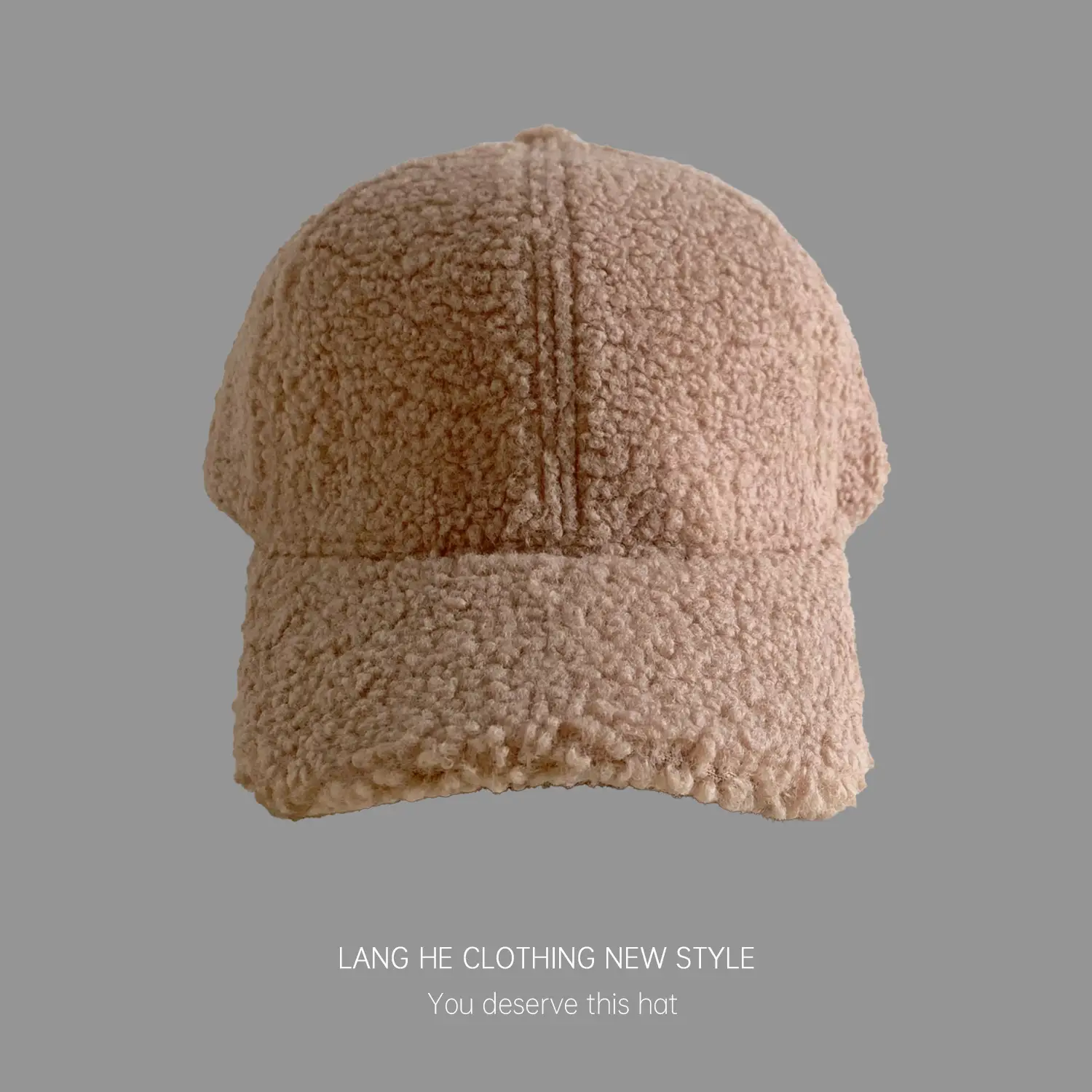 White K-Style Wool Baseball Cap for Women - Image 5