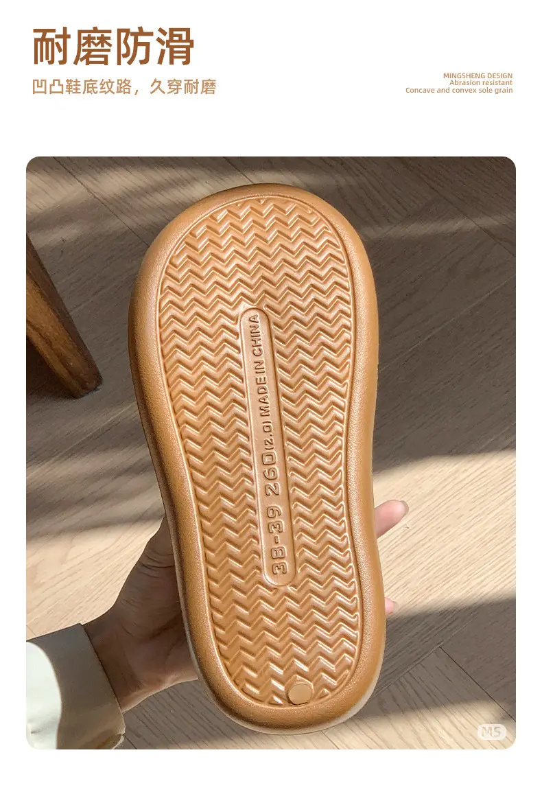 Bow-Knot Cotton Slippers for Women, Closed Heel, Winter 2025 New Style, Thick-Soled, Non-Slip, Fleece-Lined, Warm, Suitable for Outdoor Wear, Maternity Cotton Shoes — feature 14
