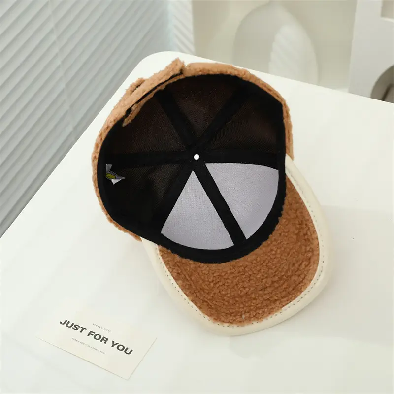 Alphabet Children's Embroidered Lamb Wool Caps — feature 12