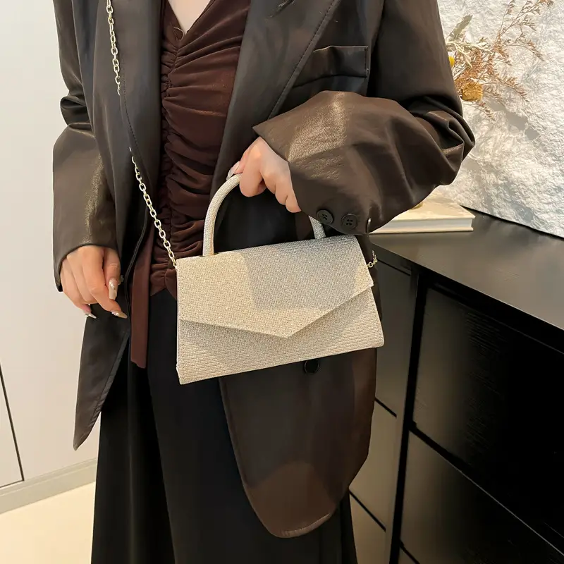 Women's Diamond Square Shoulder Bag 2024 Autumn - Image 7