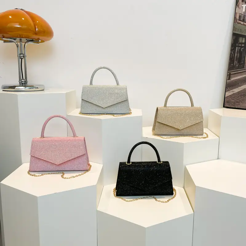 Women's Diamond Square Shoulder Bag 2024 Autumn - Image 8