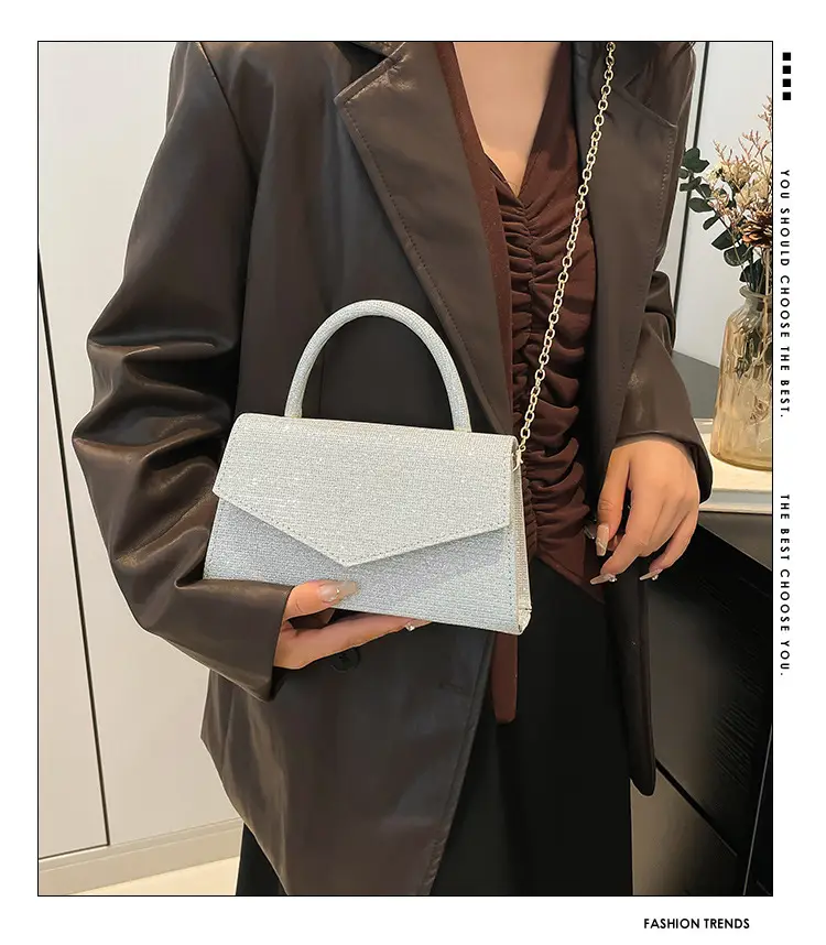 Women's Diamond Square Shoulder Bag 2024 Autumn — feature 1