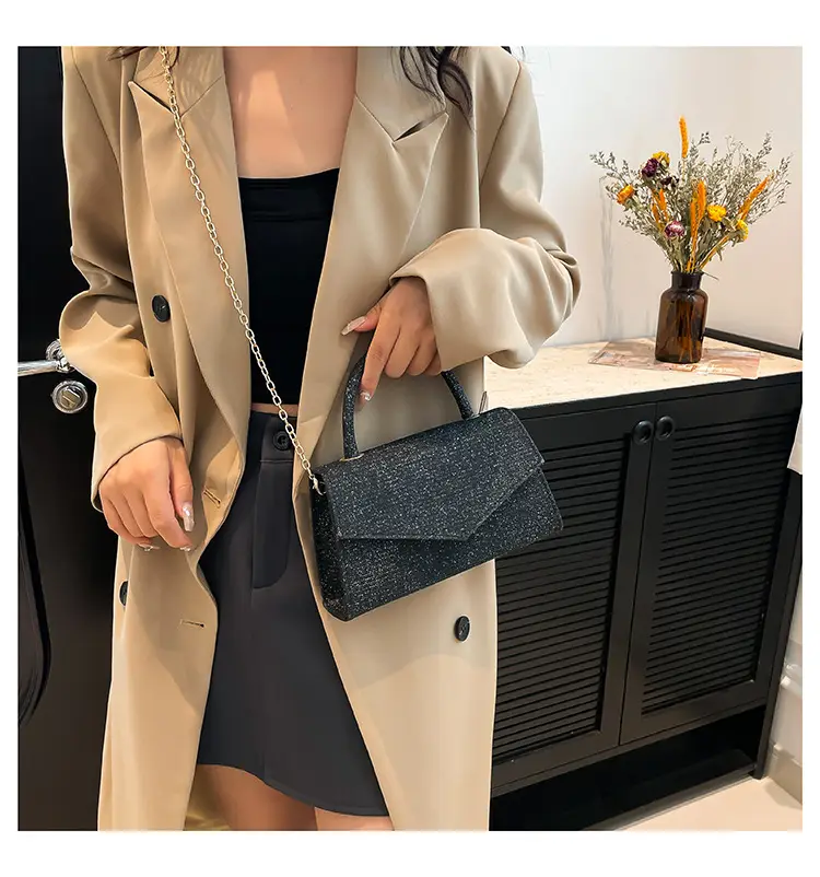 Women's Diamond Square Shoulder Bag 2024 Autumn — feature 29