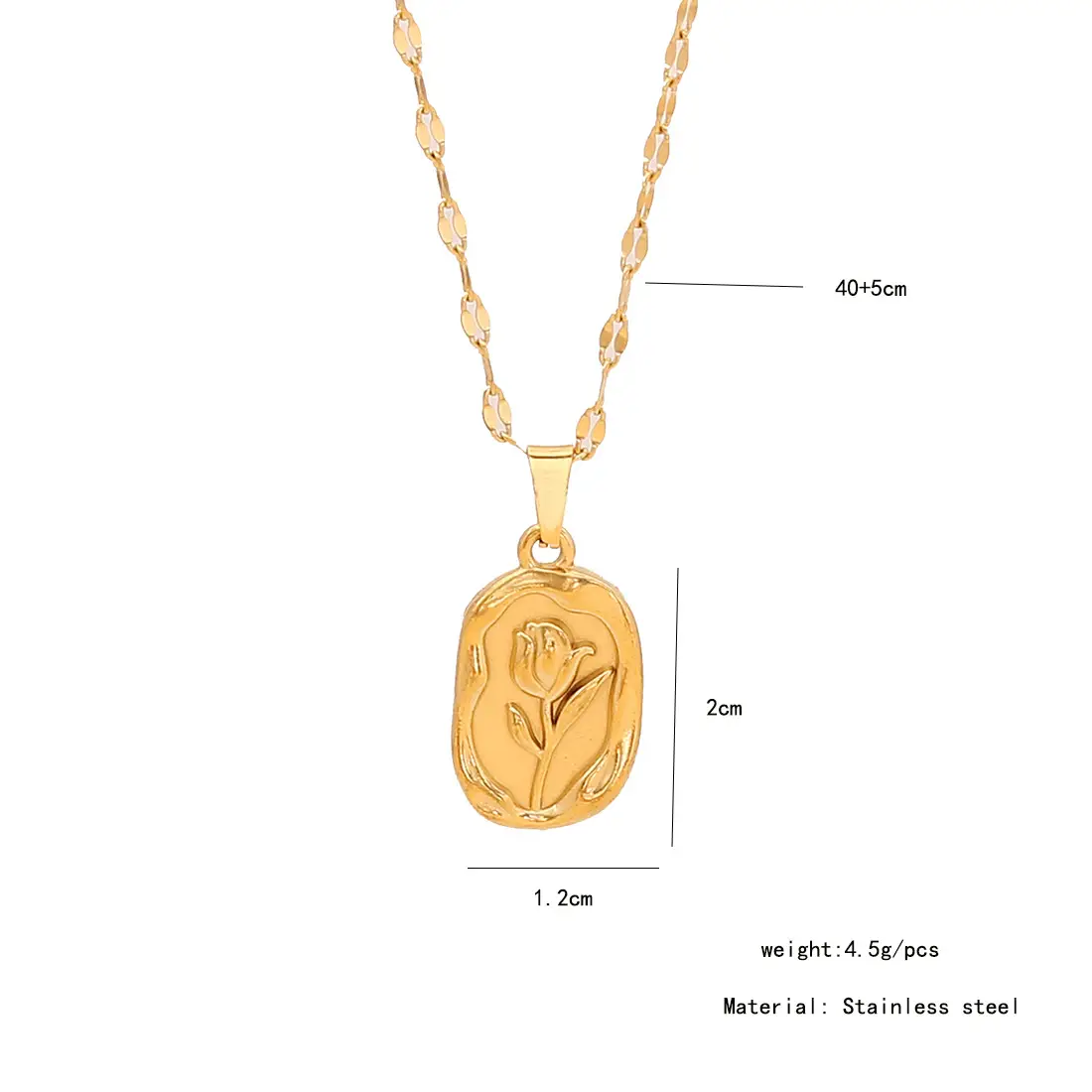 Stainless Steel Butterfly Sun Love Necklace Set — feature 6
