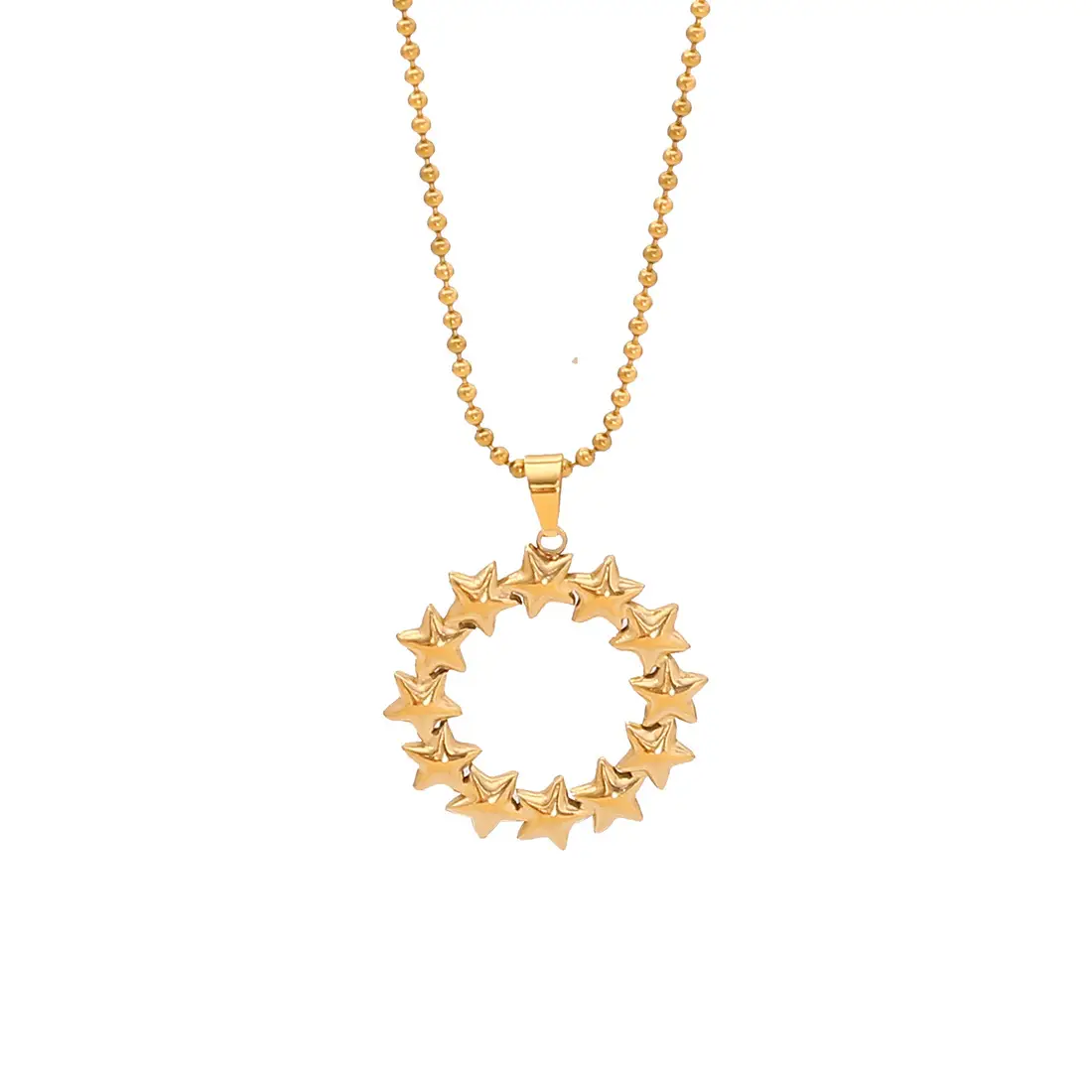 Stainless Steel Butterfly Sun Love Necklace Set - Image 5