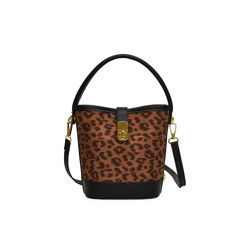 Vintage Leopard Print Crossbody Bag for Women - Image 2