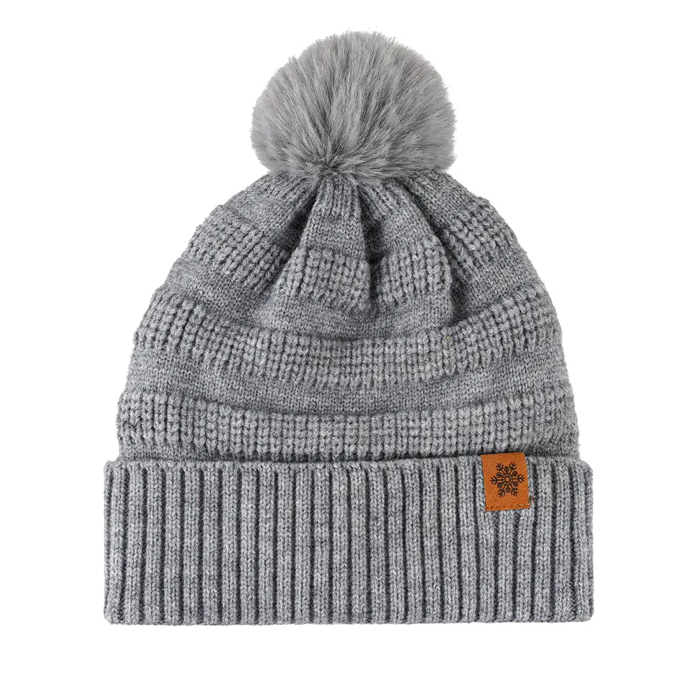 Black Wool Knit Hat with Gloves for Women Winter - Image 23