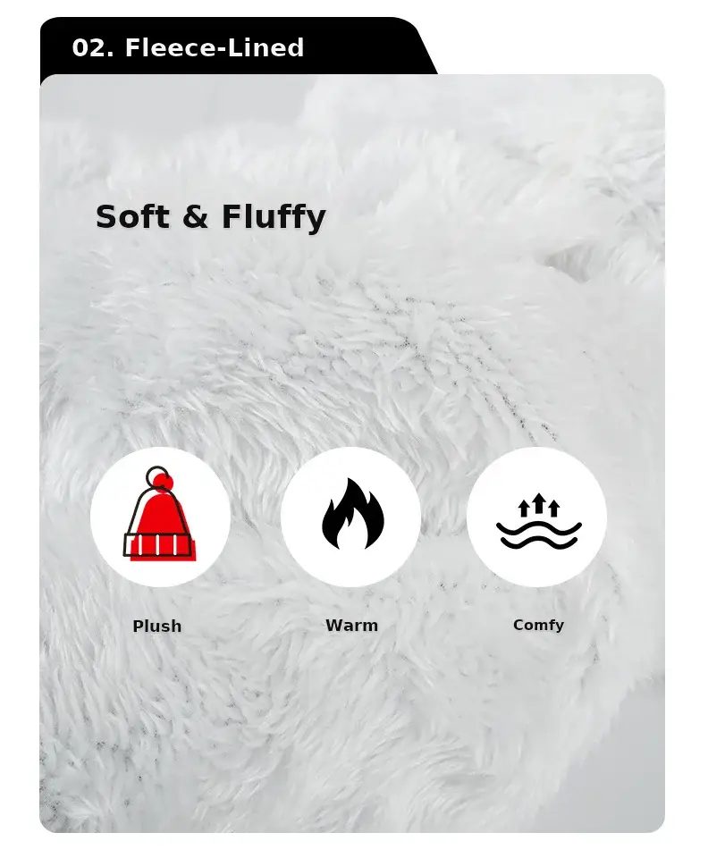 Black Wool Knit Hat with Gloves for Women Winter — feature 8