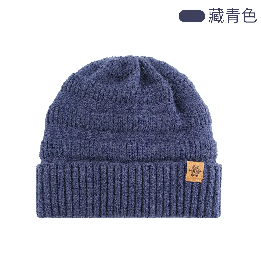 Black Wool Knit Hat with Gloves for Women Winter - Image 10
