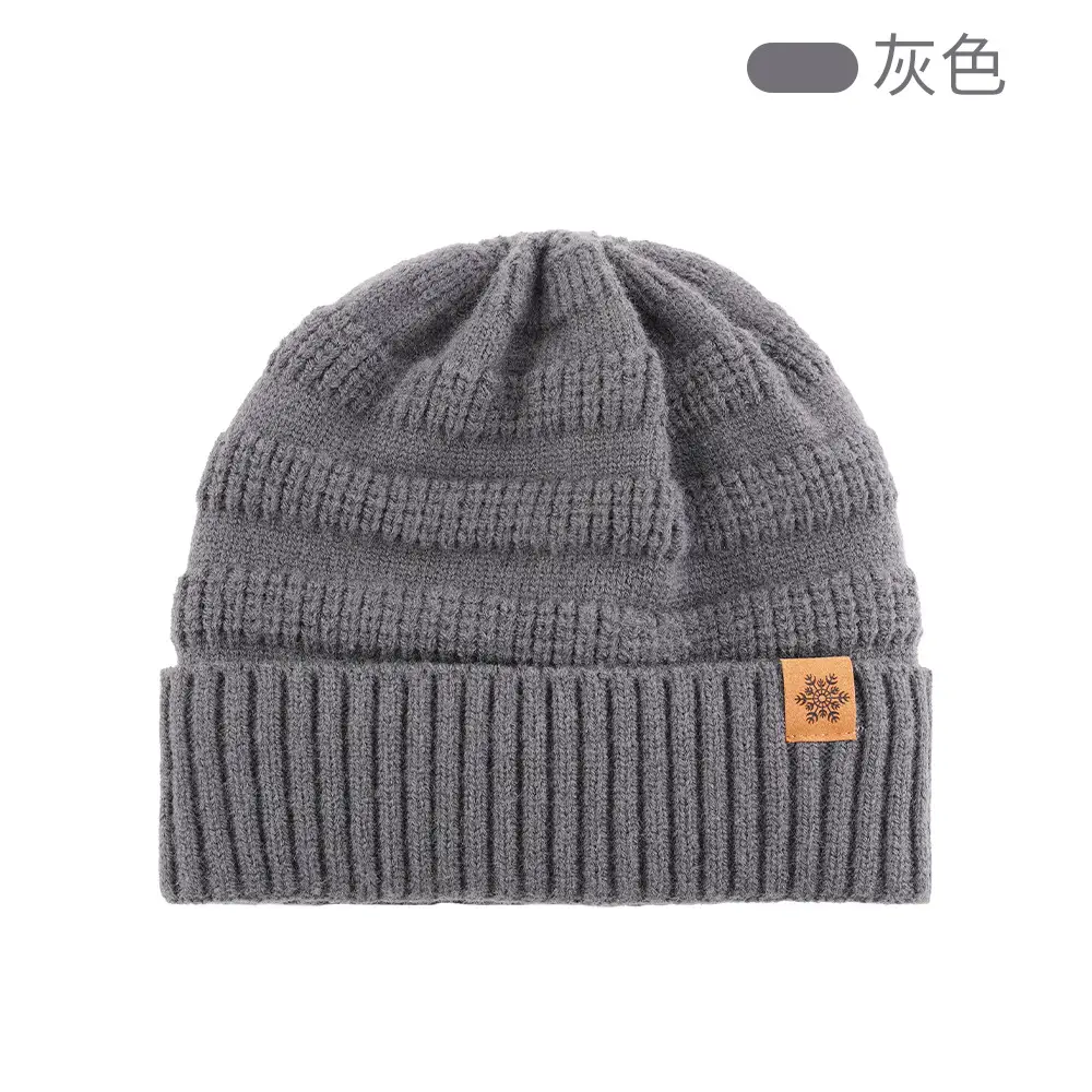 Black Wool Knit Hat with Gloves for Women Winter - Image 11