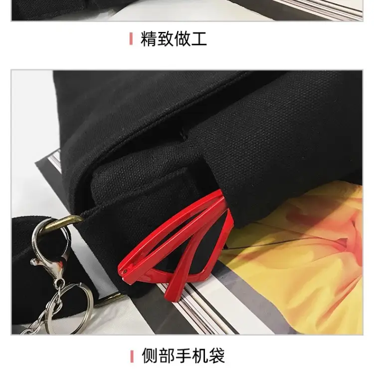 Black Crossbody Bag for Women with Tassel — feature 16