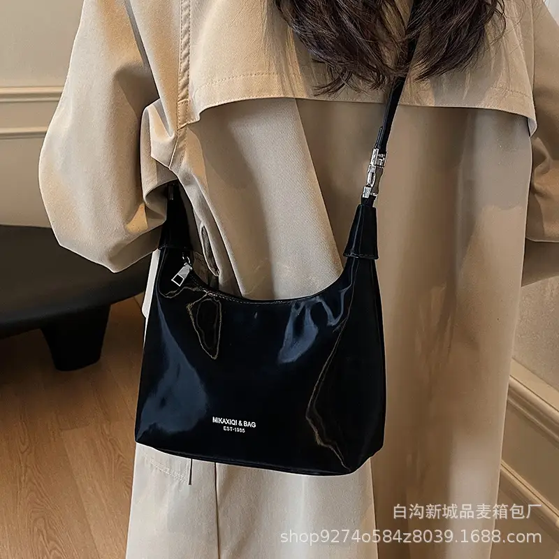 Korean Style Black Shoulder Crossbody Bag 2026 - Image 6
