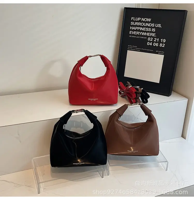 Korean Style Black Shoulder Crossbody Bag 2026 — feature 11