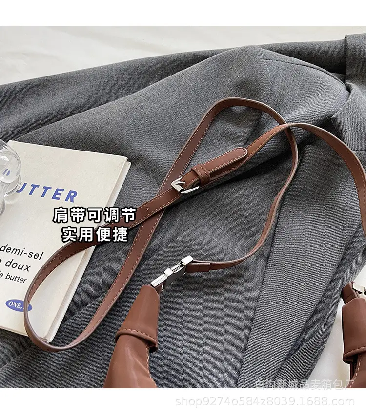 Korean Style Black Shoulder Crossbody Bag 2026 — feature 4