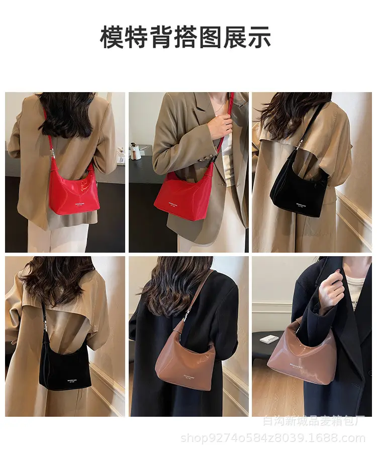 Korean Style Black Shoulder Crossbody Bag 2026 — feature 7