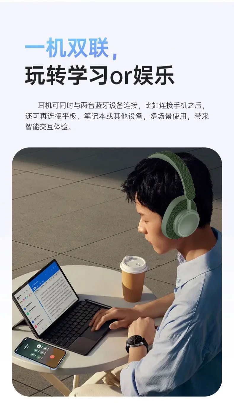 Wireless Bluetooth Headset with Noise Reduction & Patch Technology β feature 14