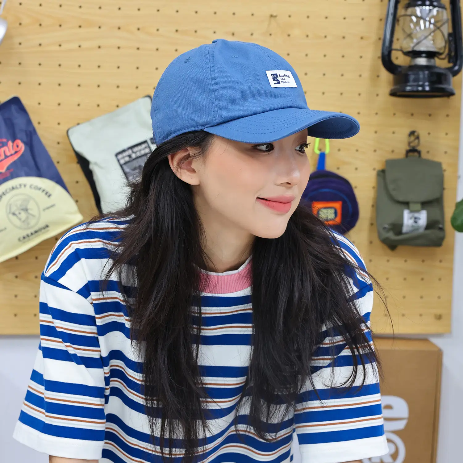 New Spring & Autumn Korean Style Blue Baseball Cap
