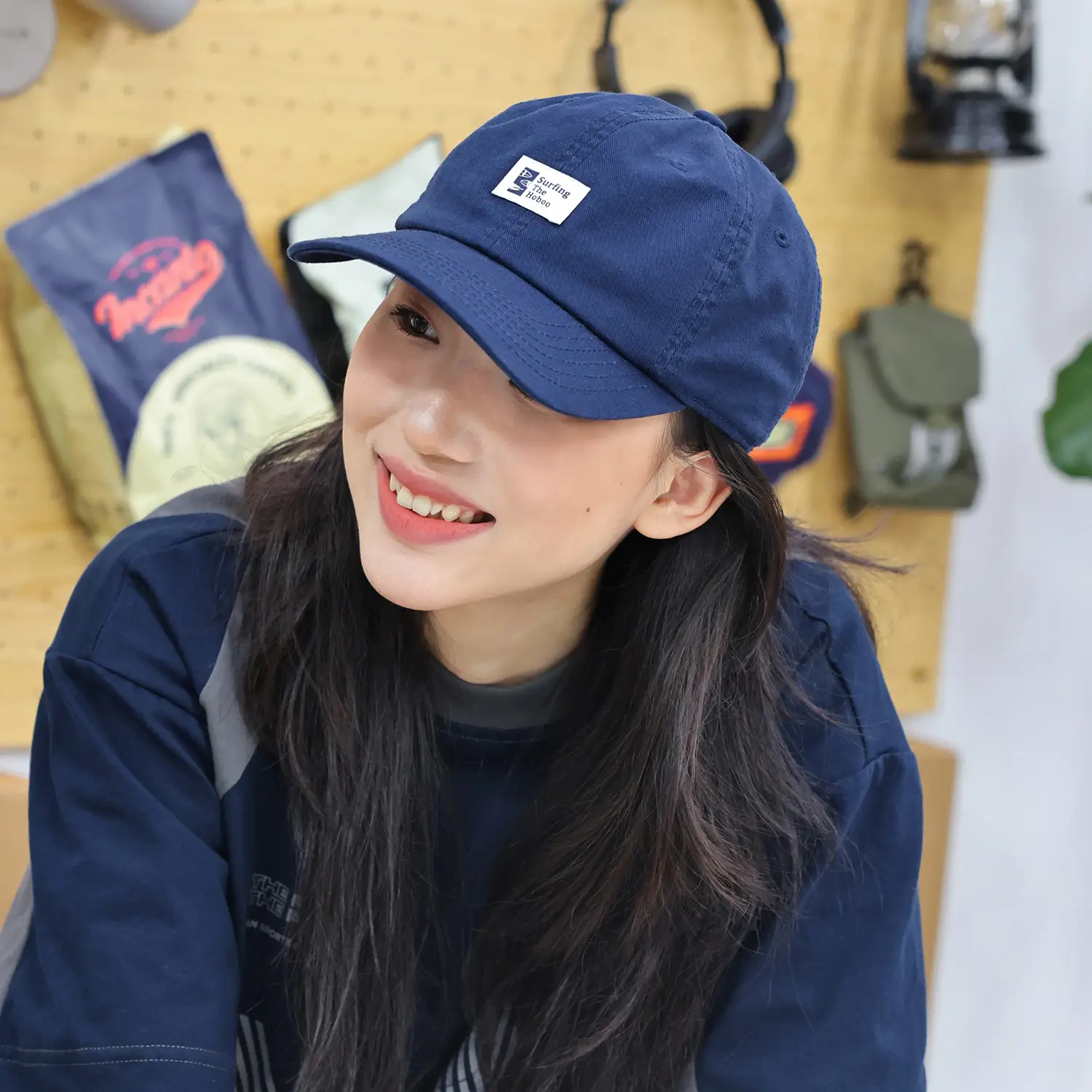 New Spring & Autumn Korean Style Blue Baseball Cap