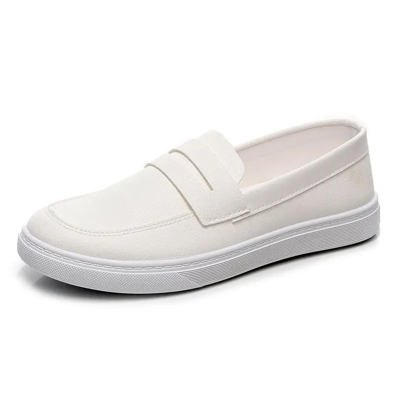 Spring and summer nurse shoes women's soft bottom not tired feet white medical shoes non-slip flat shoes one-step small white shoes - Image 5