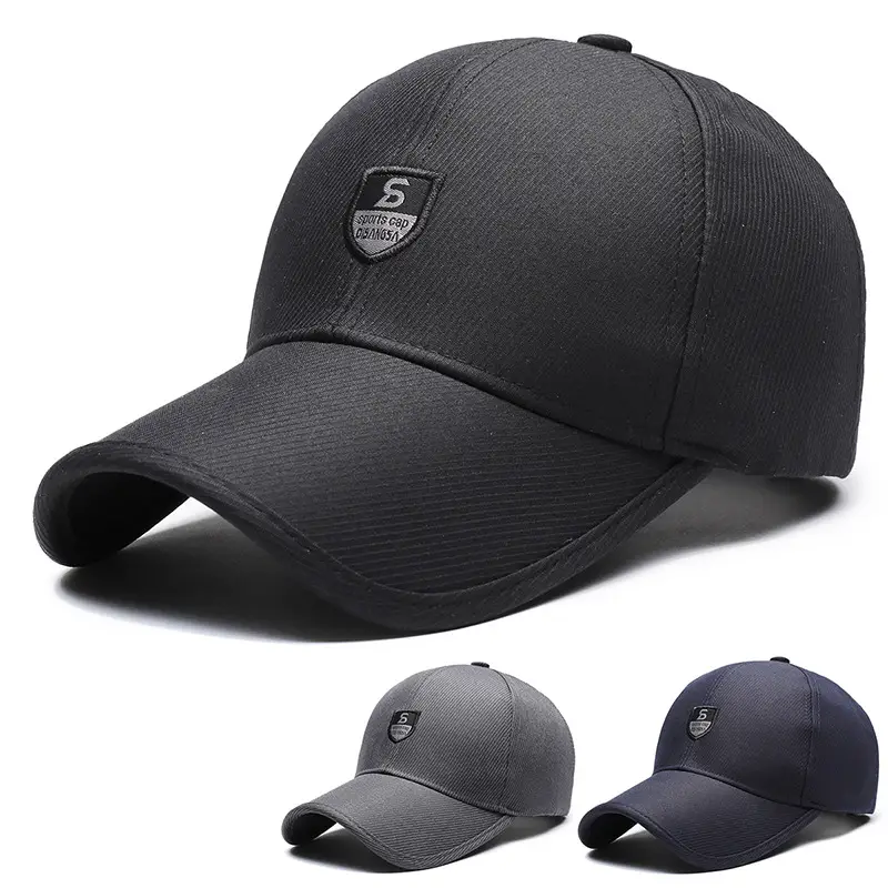 Gray Men's Baseball Cap with Logo - Image 4