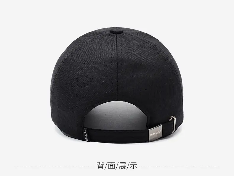 Gray Men's Baseball Cap with Logo — feature 11