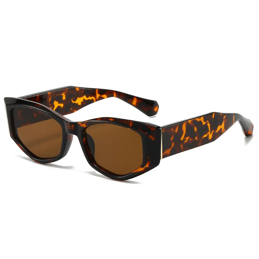 Cat-Eye Sunglasses for Women Pink Leopard Print - Image 17