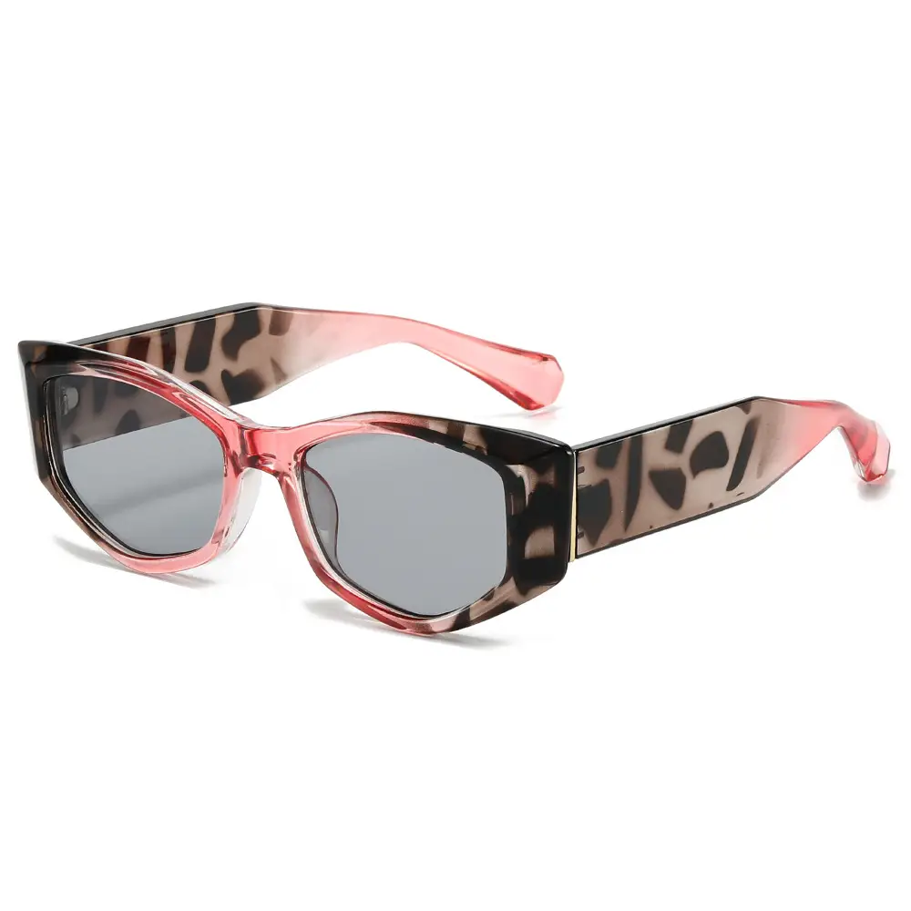 Cat-Eye Sunglasses for Women Pink Leopard Print - Image 19