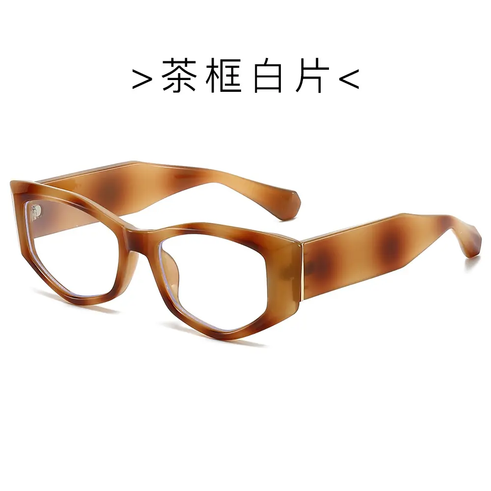 Cat-Eye Sunglasses for Women Pink Leopard Print - Image 12