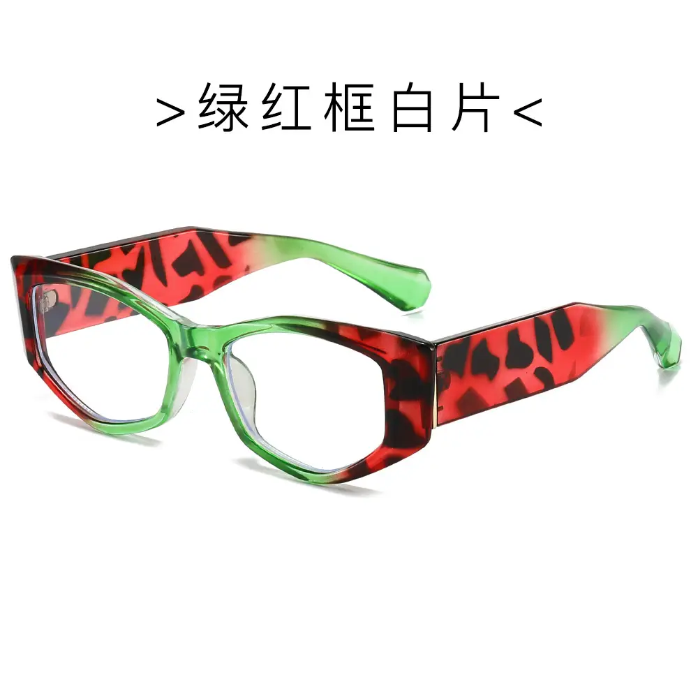 Cat-Eye Sunglasses for Women Pink Leopard Print - Image 9
