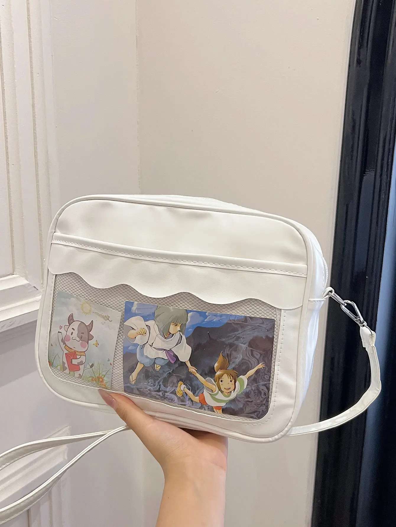 Cute Japanese PU Shoulder Crossbody Bag Women - Image 6