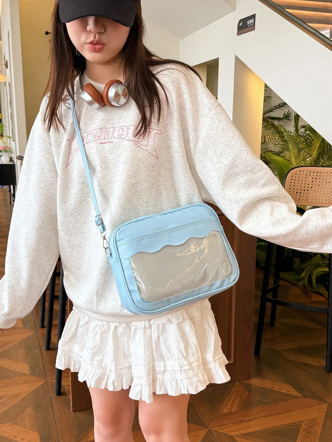 Cute Japanese PU Shoulder Crossbody Bag Women - Image 9