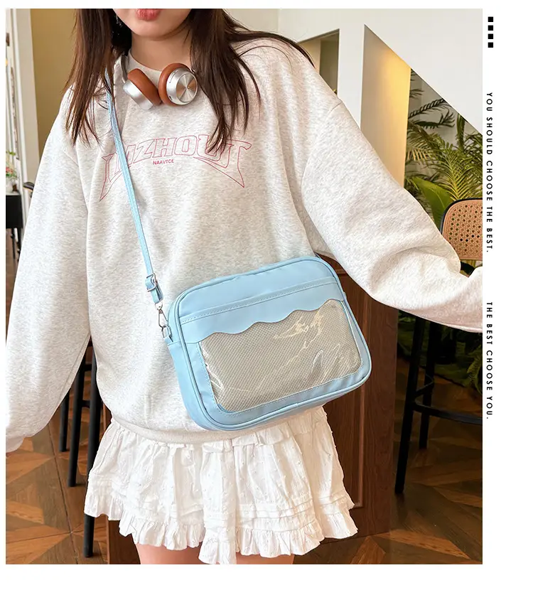 Cute Japanese PU Shoulder Crossbody Bag Women — feature 1