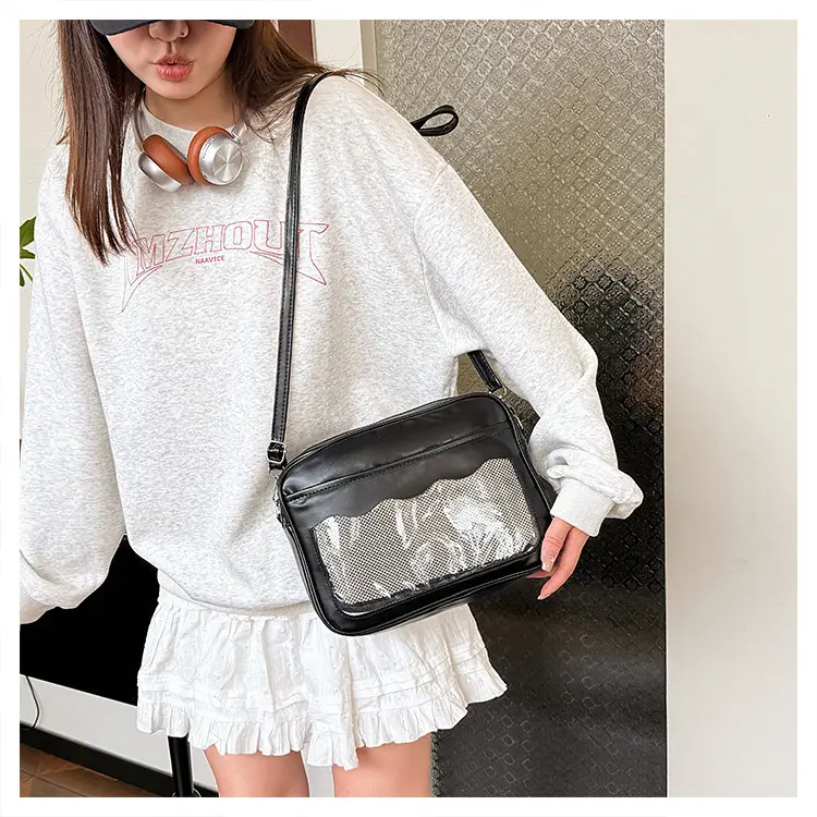 Cute Japanese PU Shoulder Crossbody Bag Women — feature 15