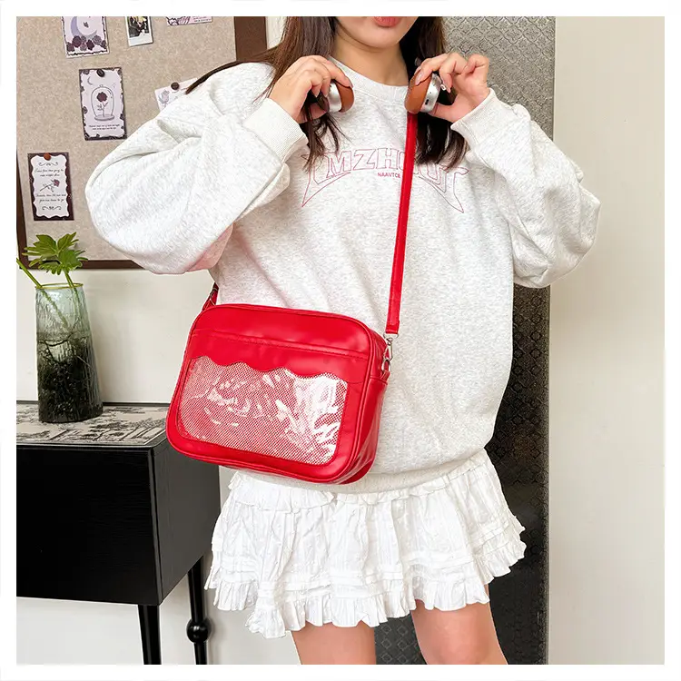 Cute Japanese PU Shoulder Crossbody Bag Women — feature 16