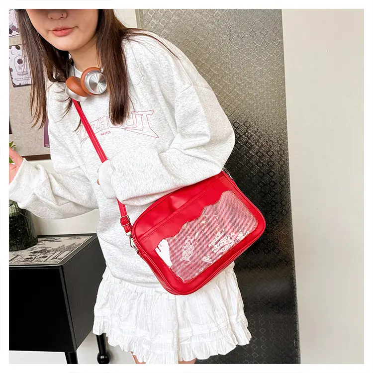 Cute Japanese PU Shoulder Crossbody Bag Women — feature 17
