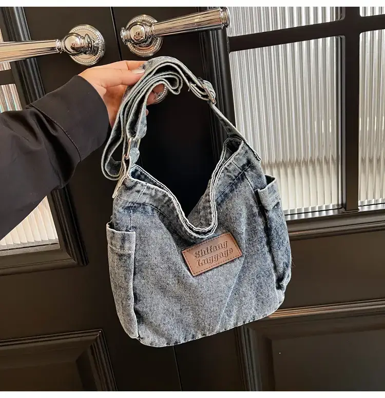 Denim Crossbody Bag for Women Retro Style — feature 27