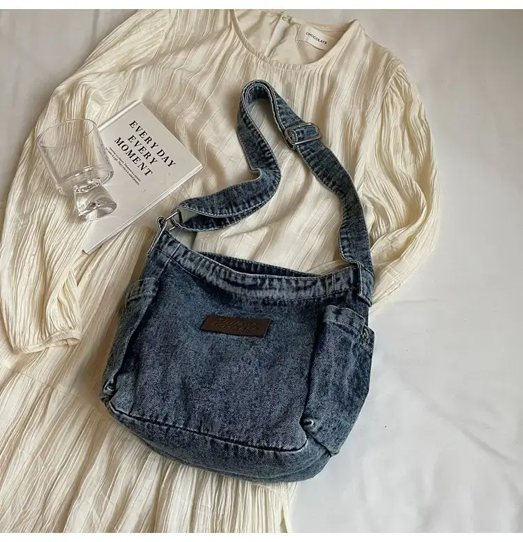 Denim Crossbody Bag for Women Retro Style — feature 29