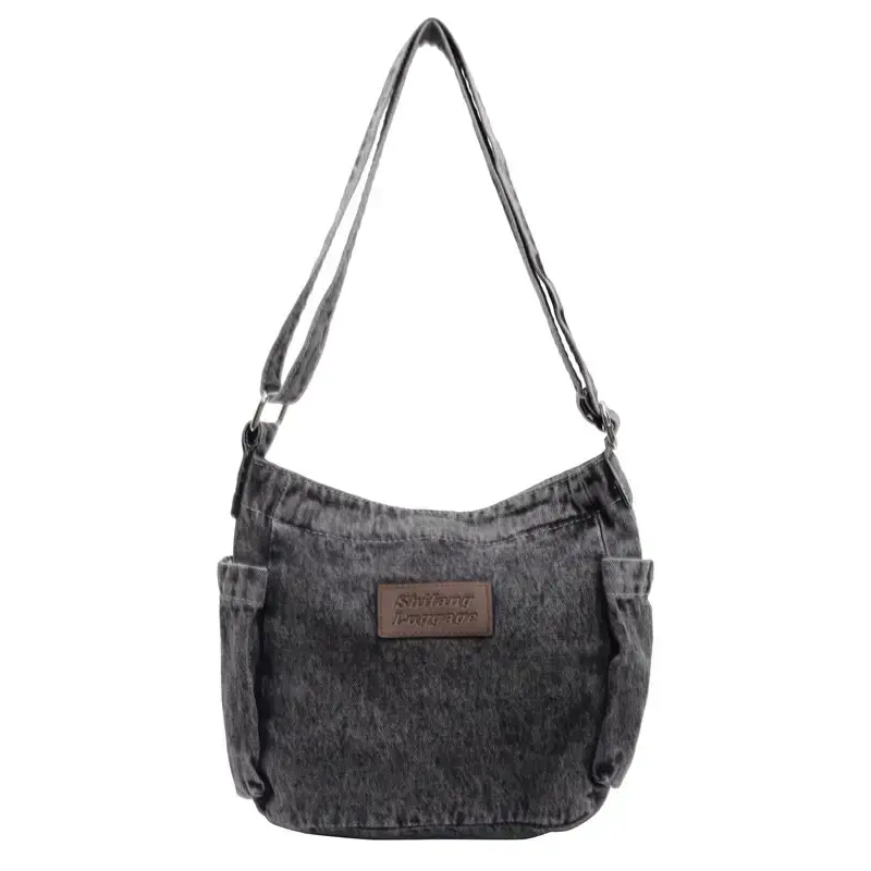 Denim Crossbody Bag for Women Retro Style - Image 3