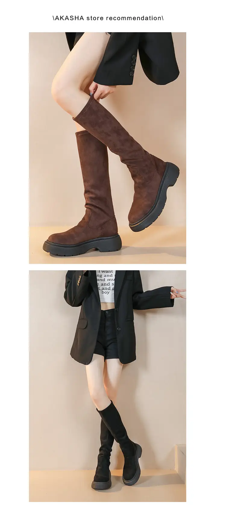 Korean-style Over-the-Knee Boots Women 2024 Winter — feature 12